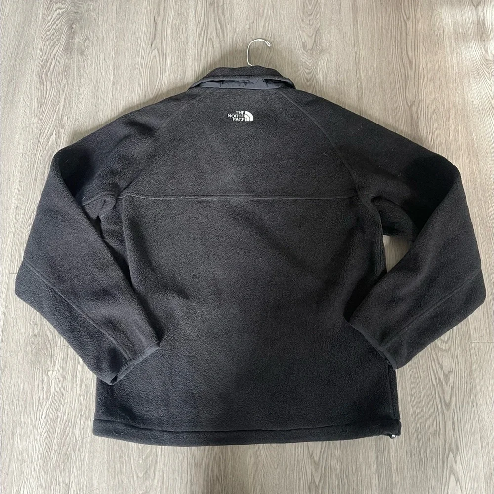 The North face polartec black fleece zipper sweater